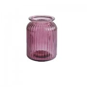 30Pcs Glass Vases Maroon Color Vases Wedding Party Supplies 18cm