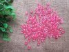 500g Transparent Pink Barrel Pony Beads Loose Bead 8mm