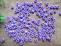 500g Lavender Barrel Pony Beads Loose Bead 8mm