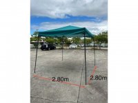 1X New Green 2.8x2.8m Instant Folding Gazebo Marquee w/Bag