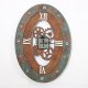 1Pc Rusty Vintage Decorative Hanging Wall Clock Home D?cor