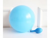 100Pcs Baby Blue Natural Latex Balloons Party Supplies 30cm