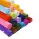 10Rolls Single-Ply Crepe Paper Arts & Craft Mixed Color 250x50cm