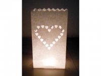 10X Heart Candle Bag Lantern Bags Wedding Party Favor