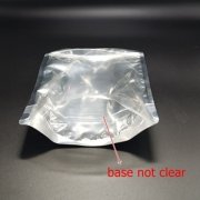 100Pcs Resealable Silver Foil Zip Lock Bag 14x9cm