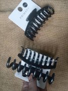 6Pcs New Claw Hair Clips Hair Clamp - Black Color