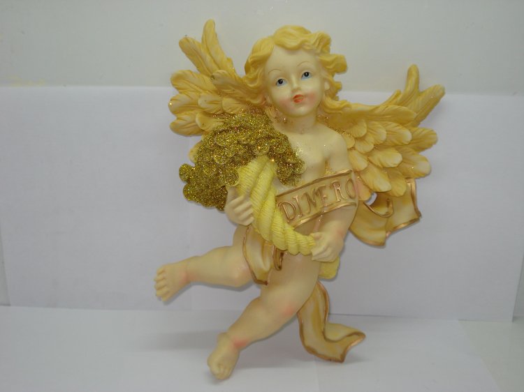 1Pc Smile Angel Cherub Wall Decor Statue Figurine - Click Image to Close