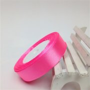 10Rolls X 25Yards Fushia Satin Ribbon 12mm Wide