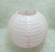 10Pcs Plain Light Pink Paper Lantern Wedding Favor 25cm