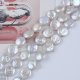 3Sheets x 26Pcs Coin Type Freshwater Pearl Beads Strand