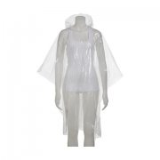 27Pcs Disposable Emergency Poncho Rain Coat Raincoat Ponchos