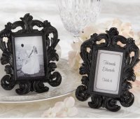 10Pcs New Black Baroque Place Card Holder Photo Frame Wedding Fa