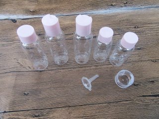 4Set 7in1 Empty Comestic Spray Bottle Refilled Bottle w/Bag