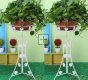 1Set 1-layer Flower Plant Display Stand Holder Home Garden Decor