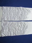 2Pair White Wedding Satin Fingerless Bridal Gloves