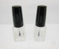 192 Sets Clear Empty Glass Nail Polish Bottle 4ml