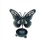 1Pc Black Butterfly Candle Holder Shadow Tealight Wedding Party