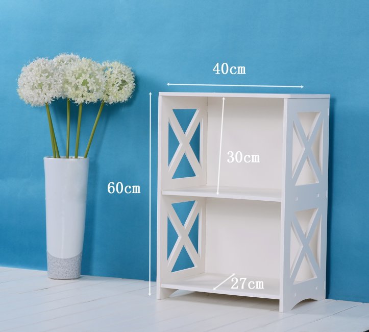 1X 2 Layers Ikea Frame Shelf Display 60x40x27cm - Click Image to Close