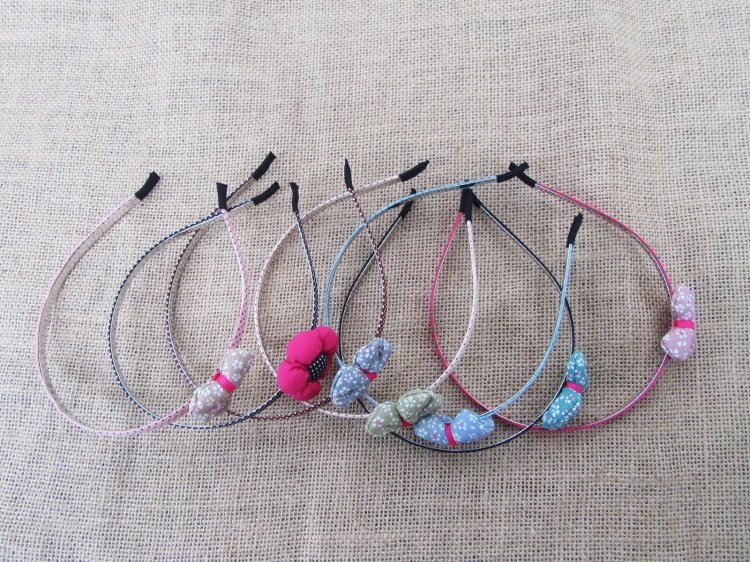 10Pcs New Girls Headbands Hair Band Hair Hoop Assorted - Click Image to Close