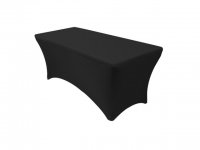 1Pc Stretch Spandex Table Cloth Rectangular Protector Cover BLAC