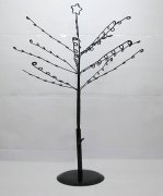 1X Tree Shape Metal Earring Jewelry Display Rack 46x37cm