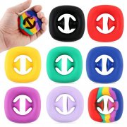 12Pcs Hand Grip Squeeze Resistance Bands Fidget Toy Stress