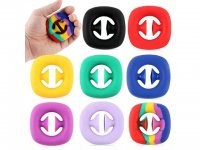 12Pcs Hand Grip Squeeze Resistance Bands Fidget Toy Stress