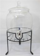 1X Apothecary Drink Beverages Dispenser Jar w/Dispay 32cm High