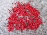 1Bag X 12000Pcs Opaque Glass Seed Beads 3mm Red