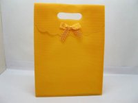 12 New Orange Gift Bag for Wedding 26x19.5cm