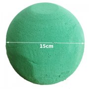 1Pc Round Wet Dry Foam Ball Flower Arrangement Holder 15cm Dia