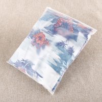 50Pcs Frosted Resealable Zip Lock Bag Plastic Bag 25x35cm