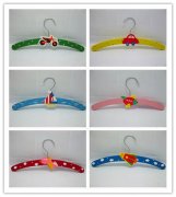 12Pcs Lovely Wooden Children Clothes Coat Hanger Assorted