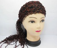 4Bags Black & Brown Curly Hair Wigs Hair Extension