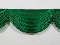 1Pc Green 3M Swag Drape Stage Wedding Background Backdrop