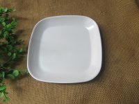 10Pcs Square Dinner Plate Display Holders Dish Plate - Green