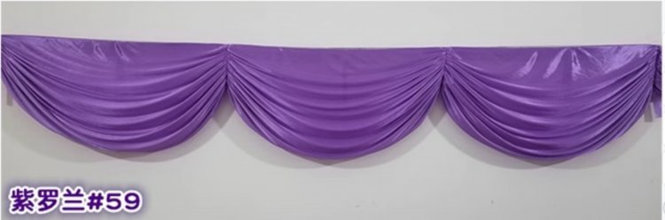 1Pc Purple 3M Swag Drape Stage Wedding Background - Click Image to Close