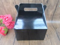 15Pcs Black Paper Cake Gift Bomboniere Boxes Wedding Favour