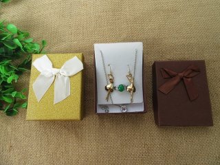 6Pcs Necklace Earring Ring Cardboard Jewelry Gift Box 9x7x3cm