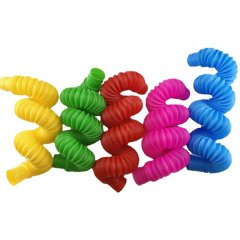 12Pcs Stretch Pull Tubes Fidget Sensory Stress Anxiety Relief