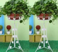 1Set 1-layer Flower Plant Display Stand Holder Home Garden Decor