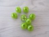 1000 Green 10mm Round Simulate Pearl Beads