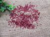 450g Maroon Tube Glass Bugle Seed Beads 2mm