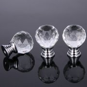 10Pcs Crystal Ball Door Cabinet Drawer Knobs Handles Pulls 40mm