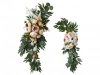 1Set x 2Pcs Artificial Flower Arrangement Wedding Backdrop Arch