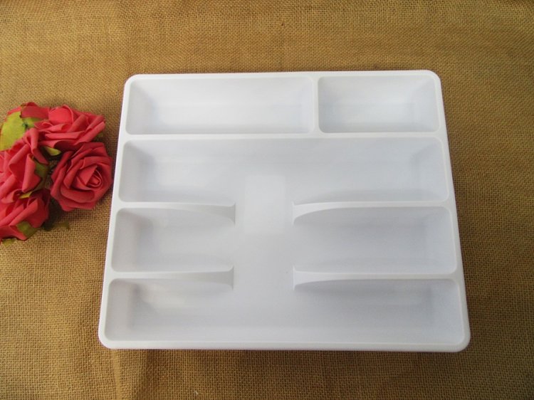 1X Cutlery Tray Utensil Drawer Insert Kitchen Organizer Divider - Click Image to Close