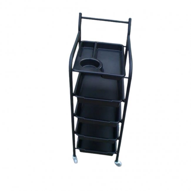 New Black hair salon trolley - Click Image to Close