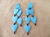 4Sheets x 2Strands Flat Heart Beads for Unfinished Necklace