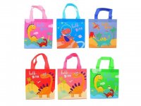 10Pcs Dinosaur Reusable Grocery Shopping Bags Shoulder Mixed