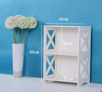 1X 2 Layers Ikea Frame Shelf Display 60x40x27cm